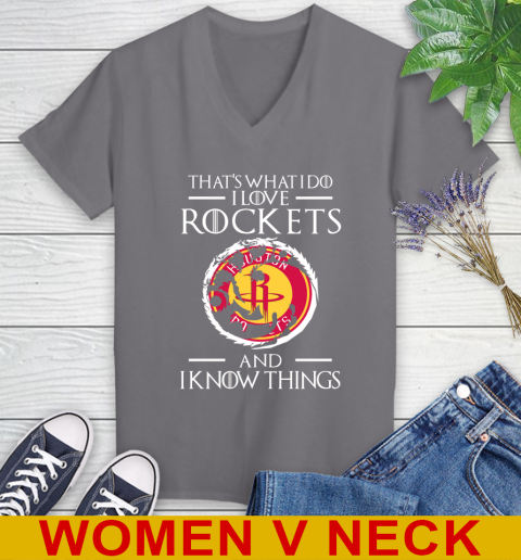 Houston Rockets NBA Basketball That's What I Do I Love My Team And I Know Things Game Of Thrones 83