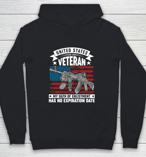 Veteran Shirt United States Veteran My Oath Of Enlistment Has No Expiration Date Youth Hoodie