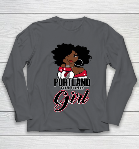 Portland Trail Blazers Girl NBA Youth Long Sleeve 8