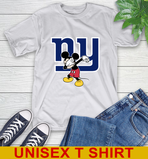 New York Giants NFL Football Dabbing Mickey Disney Sports T-Shirt 12