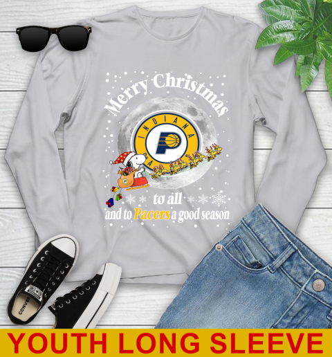 Indiana Pacers Merry Christmas To All And To Pacers A Good Season NBA Basketball Sports Youth Long Sleeve 5