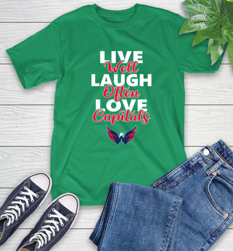 NHL Hockey Washington Capitals Live Well Laugh Often Love Shirt T-Shirt 8
