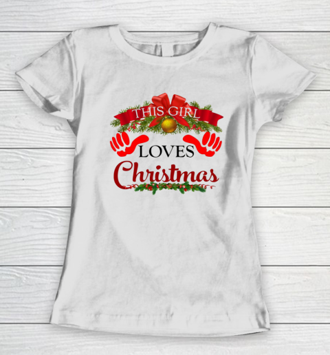 This Girl Loves Christmas Shirt Women's T-Shirt
