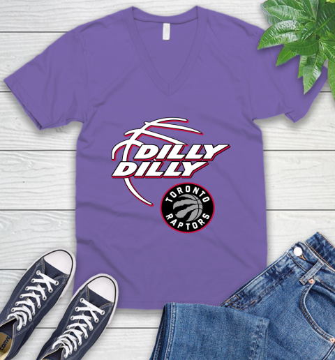 NBA Toronto Raptors Dilly Dilly Basketball Sports V-Neck T-Shirt 10