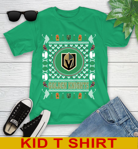 Vegas Golden Knights Merry Christmas NHL Hockey Loyal Fan Youth T-Shirt 7