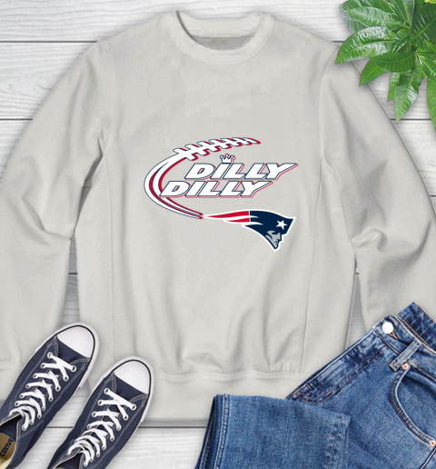 NFL New England Patriots Dilly Dilly Football Sports Sweatshirt 12