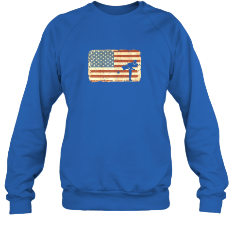 l2rj vintage baseball pitcher shirt american flag sweatshirt 35 front royal