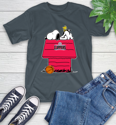 LA Clippers NBA Basketball Snoopy Woodstock The Peanuts Movie T-Shirt 10 LA Clippers NBA Basketball Snoopy Woodstock The Peanuts Movie T-Shirt - Image 10