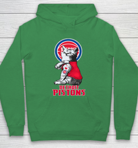 NBA Basketball My Cat Loves Detroit Pistons Hoodie 5