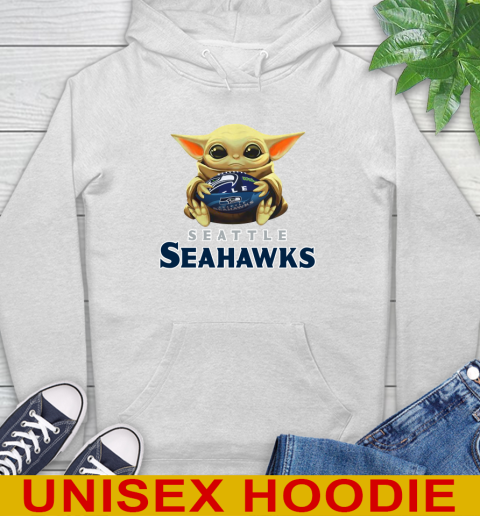 NFL Football Seattle Seahawks Baby Yoda Star Wars Shirt Hoodie