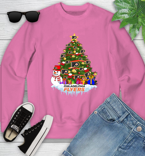 Philadelphia Flyers Merry Christmas NHL Hockey Sports Youth Sweatshirt 7