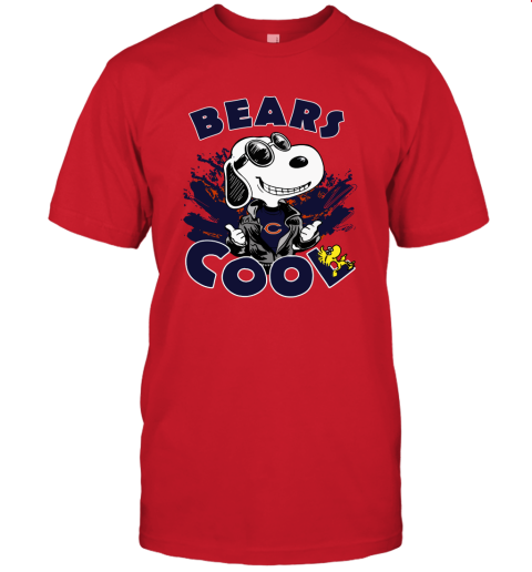 nor7 chicago bears snoopy joe cool were awesome shirt jersey t shirt 60 front red
