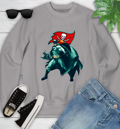 NFL Batman Football Sports Tampa Bay Buccaneers Youth Sweatshirt 4
