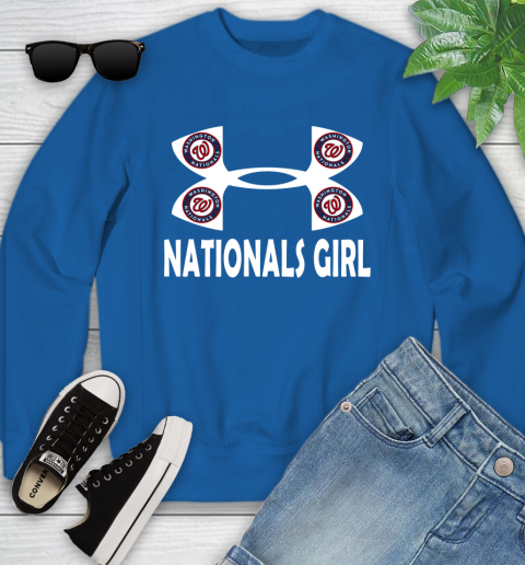 MLB Washington Nationals Under Armour Baseball Sports Youth Sweatshirt 7