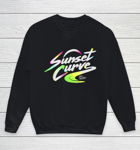 Sunset Curve Julie And The Phantoms Logo Youth Sweatshirt