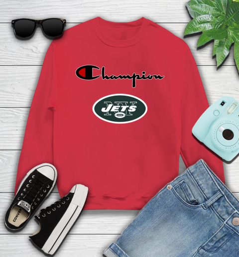 NFL Football New York Jets Champion Shirt Youth Sweatshirt 5