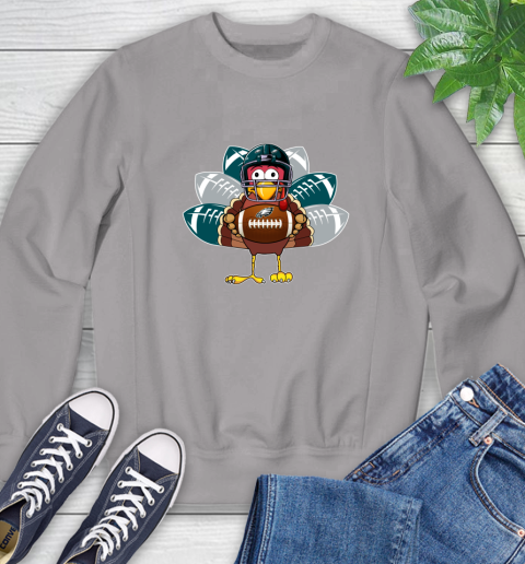 Philadelphia Eagles Turkey Thanksgiving Day Sweatshirt 5