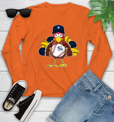 Tampa Bay Rays Turkey thanksgiving Youth Long Sleeve 4