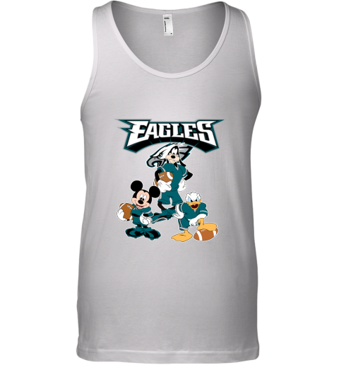 Mickey Donald Goofy The Three Philadelphia Eagles Football Shirts Tank Top