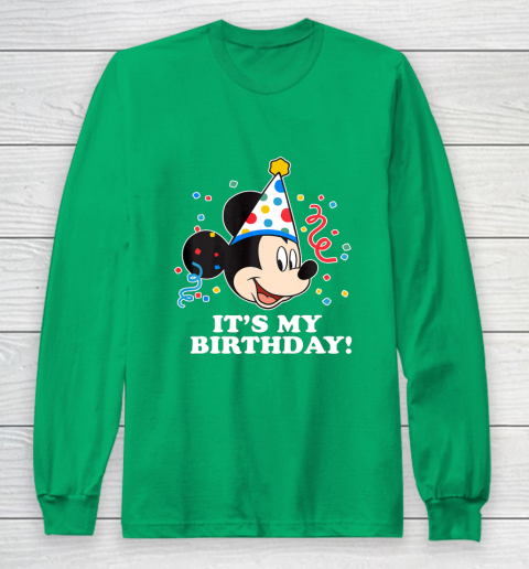 Disney Mickey Mouse Its My Birthday Long Sleeve T-Shirt 4