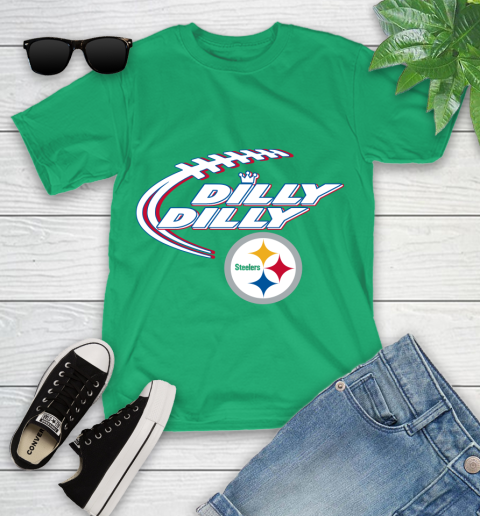 NFL Pittsburgh Steelers Dilly Dilly Football Sports Youth T-Shirt 6