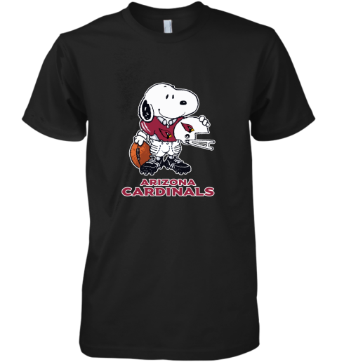 Snoopy A Strong And Proud Arizona Cardinals Player NFL Premium Men's T-Shirt