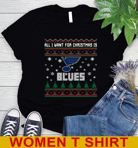 St.Louis Blues NHL Hockey All I Want For Christmas Is My Team Sports 85