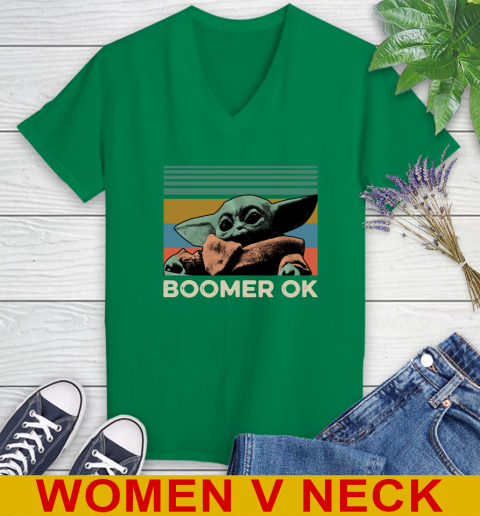 Baby Yoda Boomer OK Star Wars Vintage Shirts 77