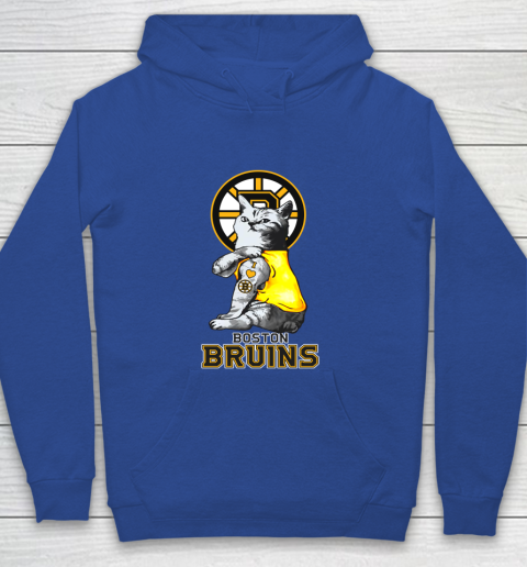 NHL My Cat Loves Boston Bruins Hockey Youth Hoodie 6