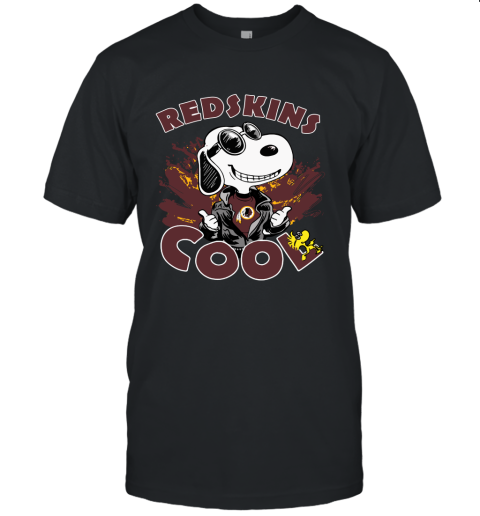Washington Redskins Snoopy Joe Cool We're Awesome Unisex Jersey Tee