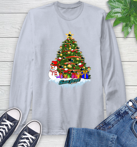San Jose Sharks Merry Christmas NHL Hockey Sports Long Sleeve T-Shirt 6