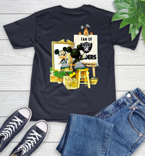 NFL Football Oakland Raiders Mickey Drawing Shirt 47