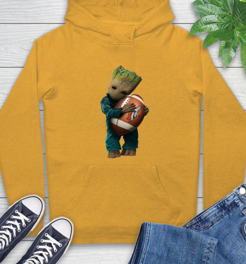 NFL Groot Guardians Of The Galaxy Football Sports Denver Broncos Hoodie 3
