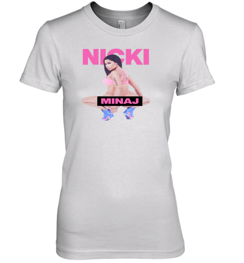 Khaki Nicki Minaj Print Premium Women's T