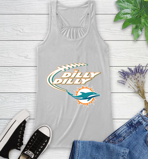 NFL Miami Dolphins Dilly Dilly Football Sports Racerback Tank