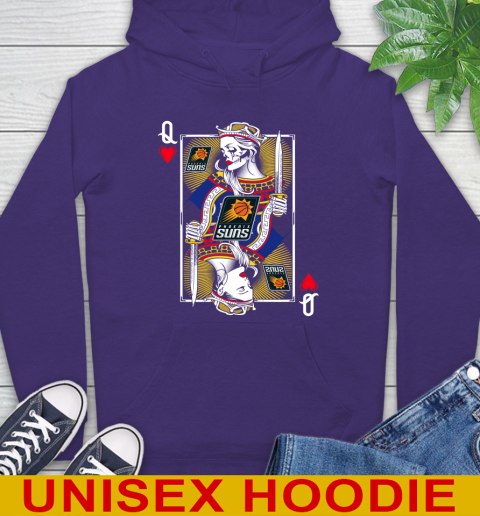 NBA Basketball Phoenix Suns The Queen Of Hearts Card Shirt Hoodie 5