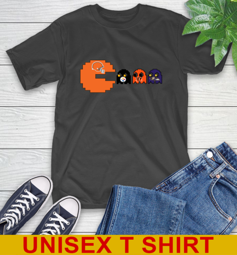 Cleveland Browns NFL Football Pac Man Champion T-Shirt 2