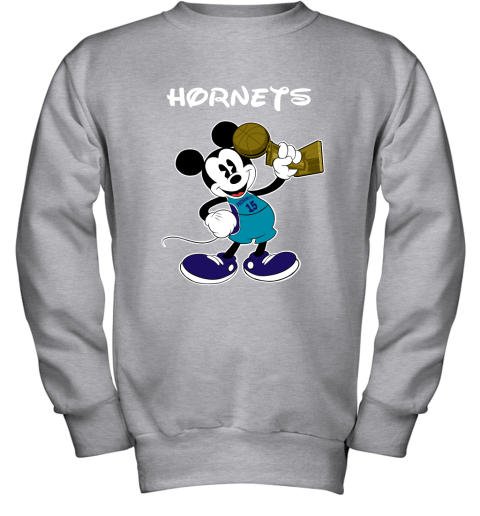 Mickey Charlotte Hornets Youth Sweatshirt