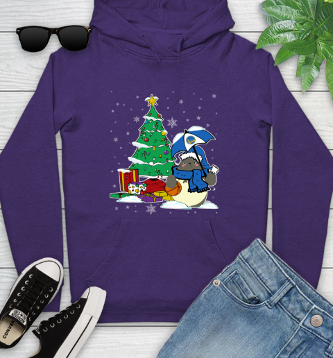 Golden State Warriors NBA Basketball Cute Tonari No Totoro Christmas Sports Youth Hoodie 5