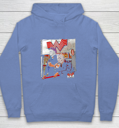 Michael Myers and Jason Voorhees drinking Whataburger Youth Hoodie 8