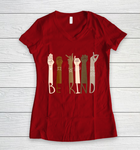 Be Kind Hand Sign Language Teachers Melanin Interpreter Asl T-Shirt Be Kind Hand Sign Language Teachers Melanin Interpreter Asl T-Shirt