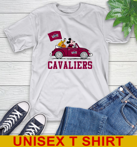 NBA Basketball Cleveland Cavaliers Pluto Mickey Driving Disney Shirt T-Shirt 12