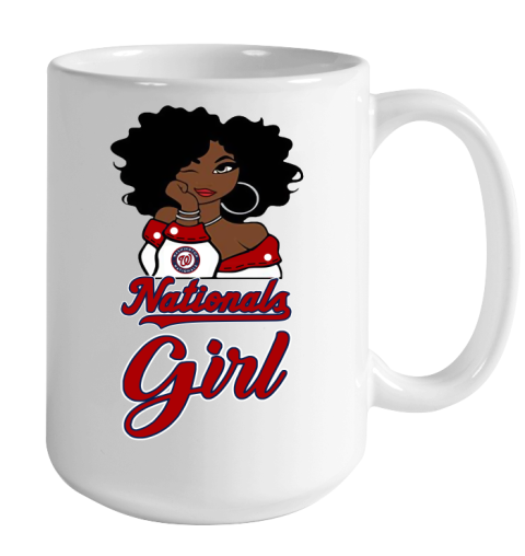 Washington Nationalss Girl MLB Color Changing Mug 15oz 2