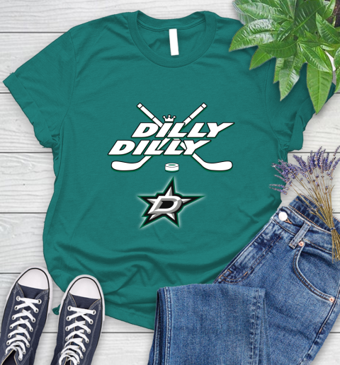 NHL Dallas Stars Dilly Dilly Hockey Sports Women's T-Shirt 12