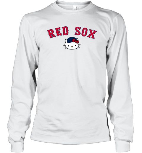 MLB Red Sox Hello Kitty 2025 Giveaway Long Sleeve T-Shirt