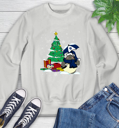 Toronto Maple Leafs NHL Hockey Cute Tonari No Totoro Christmas Sports Sweatshirt 5
