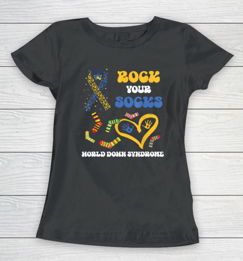 Down Syndrome Awareness Rock Your Socks Women's T-Shirt
