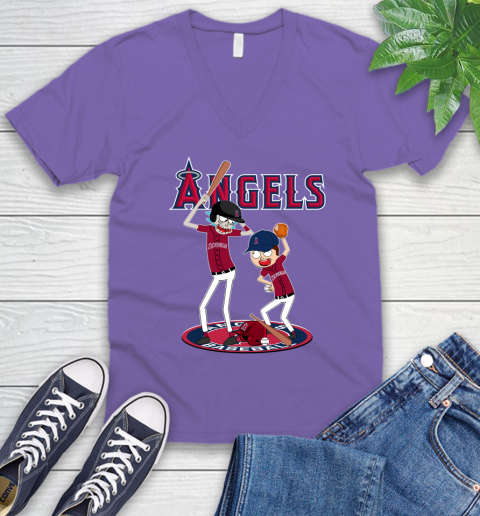 MLB Los Angeles Angels Rick And Morty Baseball 57