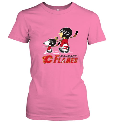 Let's Play Calgary Flames Ice Hockey Snoopy NHL Hoodie 