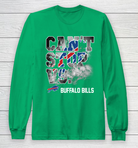 NFL Buffalo Bills Can't Stop Vs Long Sleeve T-Shirt 4